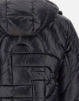 "Monogram Quilted Nylon Puffer Jacket" MAW25OT140 01 CASABLANCA