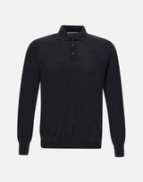 Polo in maglia di lana merino extrafine 901703 261 KANGRA