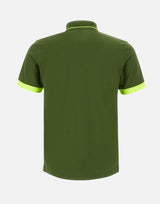 "Stripe Fluo polo" A35120 37 SUN68