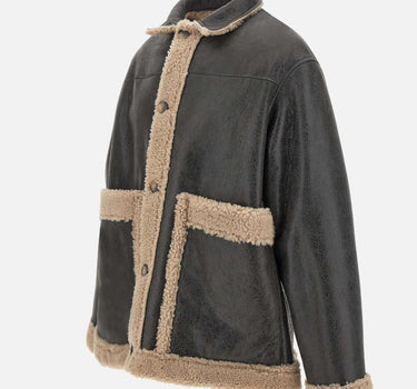 Giacca in pelle d'agnello SH0AM0063 M07010961 MM6 MAISON MARGIELA