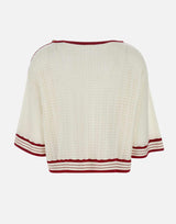 Maglia in cashmere, viscosa e cotone CA5292MS52G C3650 LIU-JO
