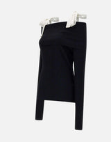 Maglia "Off shoulder strap" 113540 100 ROTATE BIRGER CHRISTENSEN