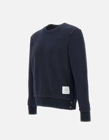 Felpa "Crewneck Classic Loopback" in cotone MJT085A 03377415 THOM BROWNE