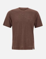 T-shirt in lino DK87123 MORO DIKTAT