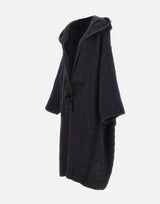 Cappotto in maglia W07040280 33BLACK MAURIZIO MYKONOS