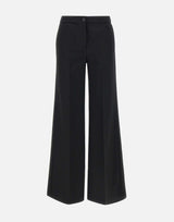 Pantaloni in crepe stretch di viscosa QI5CO009 0001 KAOS