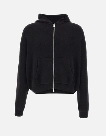 "Lampi Knit Hoodie" M07076 BLK01 HELIOT EMIL