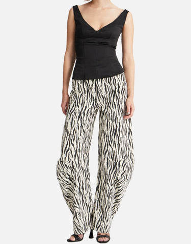 "Printed twill cargo pants" 114339 858 ROTATE BIRGER CHRISTENSEN