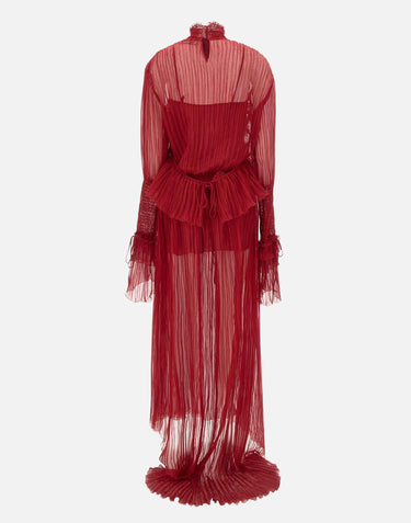 Abito in chiffon di seta 4A327A N0315 BLUMARINE