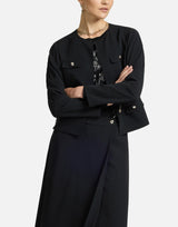 Giacchino in crepe stretch R054P000090N 033 ELENA MIRO'