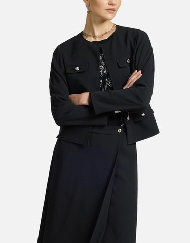 Giacchino in crepe stretch R054P000090N 033 ELENA MIRO'