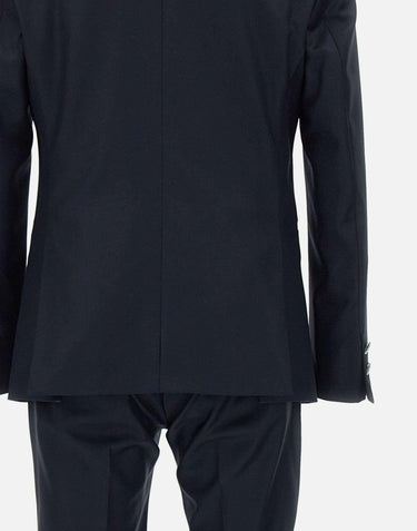 Completo  "10G132L4A1" tre pezzi più accessorio in fresco lana 10G132L4A 1031800BLU PISCONTI