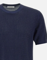 T-shirt in filato di cotone e viscosa 100221 043 KANGRA