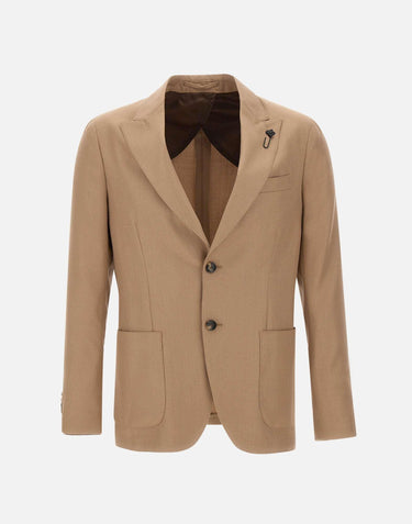 Blazer in lana, cashmere e seta IT688AE ITSK61552300 LARDINI