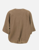 Blusa in lino e viscosa stretch TPDC02F361H550 1266 FABIANA FILIPPI
