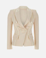 Blazer in crêpe stretch GI14251E2 193 ELISABETTA FRANCHI