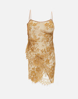 "Brownish green lace halter top" BX009 BROWNISHGREEN JACQUES WEI