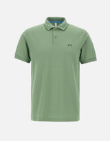 "Small stripes on collar polo" A35110 84 SUN68