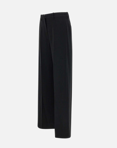 Pantaloni " Casual" in admiral crepe O1109202 001 THEORY