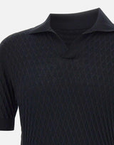 Polo "Skipper" in crepe di cotone PL1MCSK CR14D990 FILIPPO DE LAURENTIIS