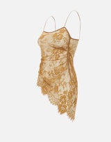 "Brownish green lace halter top" BX009 BROWNISHGREEN JACQUES WEI