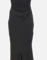 "Satin Corset Maxi Dress" 114330 100 ROTATE BIRGER CHRISTENSEN