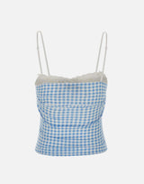 Top con inserto in pizzo WS25TP145 02 BELLA VENICE
