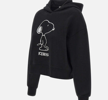 Felpa in cotone E1216332 9000 ICEBERG