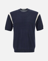 T-shirt in seta e cotone A035 F2000001 PAOLO PECORA