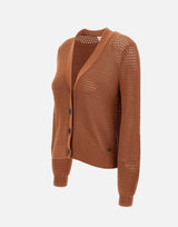 Cardigan "jacquard" in cotone K34231 36 SUN68