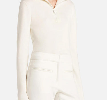 Pullover "Zipped Mockneck" 325MPU247FI0071 WHITE COURREGES
