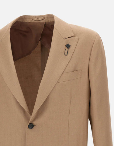 Blazer  in lana, seta e cashmere IV688AE IVSF63526300 LARDINI