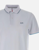 "Small stripes on collar polo" A35110 01 SUN68