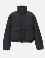 "Twill Puffer Jacket" M6092 TCBJ425BLACK PURPLE BRAND