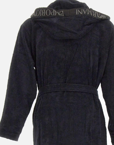 Accappatoio in spugna di cotone EM002255 AF14986UC001 EMPORIO ARMANI