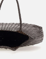 Borsa "Santa Croce" in pelle 8892 BROWN DRAGON DIFFUSION
