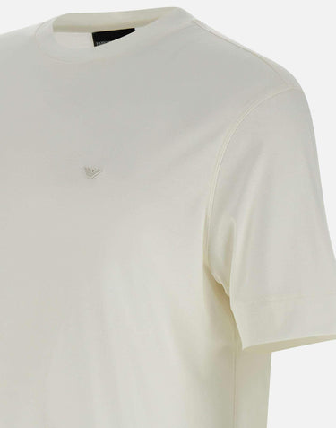 T-shirt in seta e modal EM002996 AF13721U0003 EMPORIO ARMANI