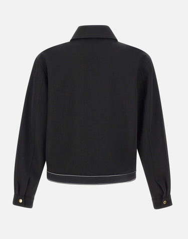 "Sports Tailoring Black Wool Jacket" MPF25JK425 01 CASABLANCA