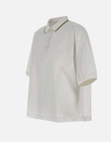 Polo oversize in tessuto tecnico CF0060 001 LACOSTE