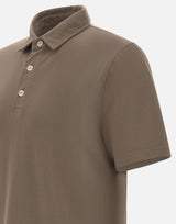 Polo in modal e cotone DK87111 MORO DIKTAT