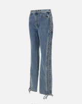 "Laced Straight Leg Jeans" 114595 3054 ROTATE BIRGER CHRISTENSEN