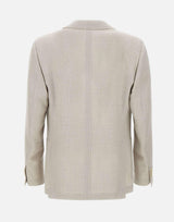 Blazer  in lana, seta e lino ES688AE77 ESIF64523150 LARDINI