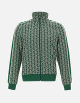 Felpa in jacquard con zip Paris SH1368 D1R LACOSTE