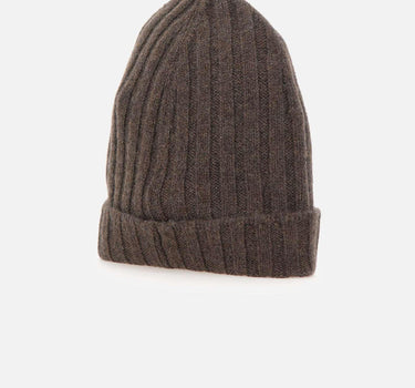 Cappello in cashmere 13165 15563999DKBROWN GRAN SASSO