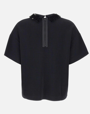 Maglia con paillettes CF5038MS55N 22222 LIU-JO
