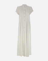 Abito lungo in cotone 8309 BIANCO LES FILLES D'EVA