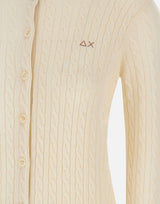 "Roundneck cardigan Cable" K45248 31 SUN68