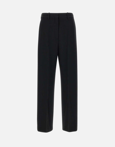 Pantaloni " Casual" in admiral crepe O1109202 001 THEORY