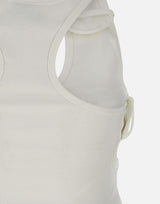 Top "Double Buckle" in cotone 125JDE118JS0194 0001 COURREGES