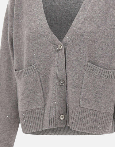 Cardigan in lana RI1KT027 0M07 KAOS